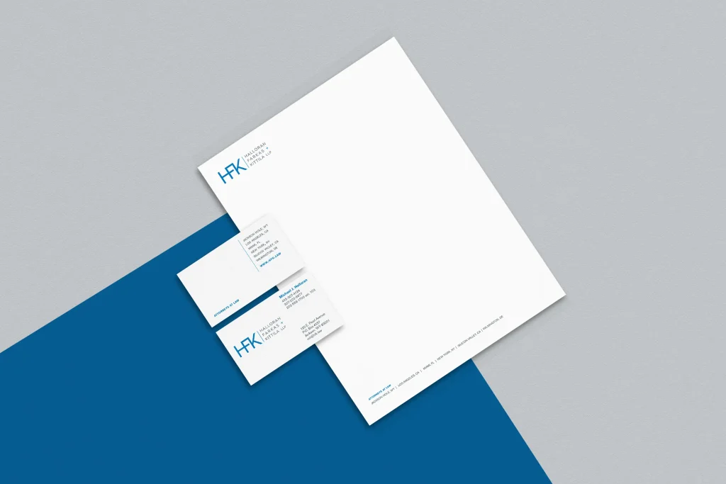 hfk letterhead and cards