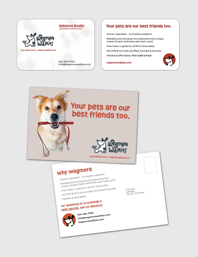 wagmore walkies cards and postcard